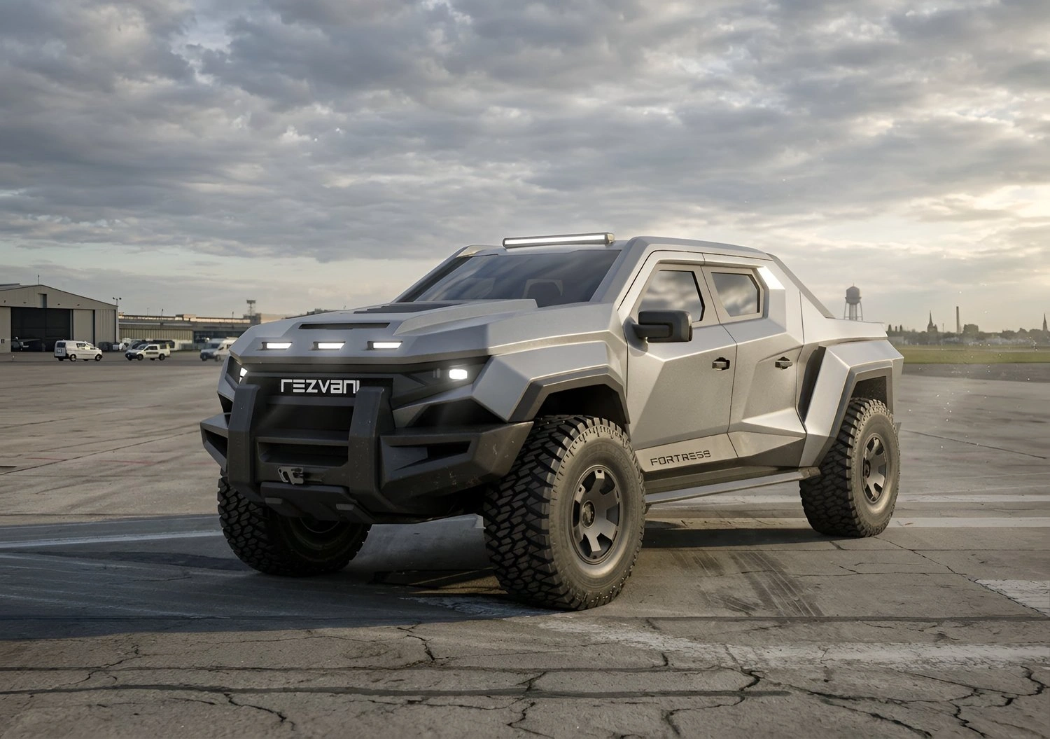 2027 Rezvani Fortress Revealed as the Ultimate Apocalypse-Ready Stronghold